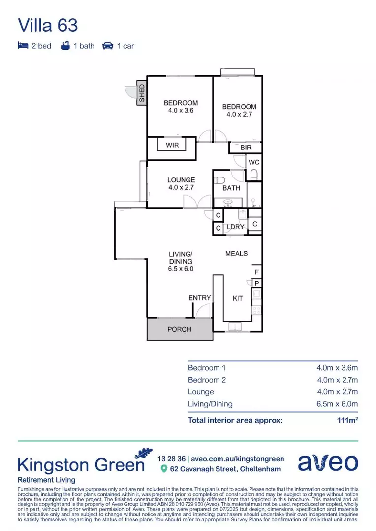 Stylish 2-bedroom villa nestled amongst a beautiful garden setting