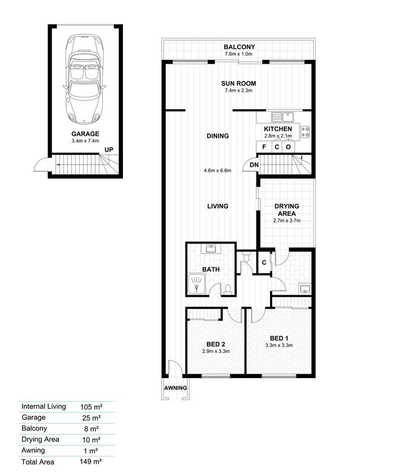 Light-Filled Home with Sunroom and Space to Live