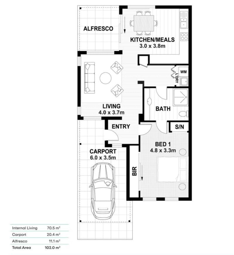 Bright Villa with Private Patio