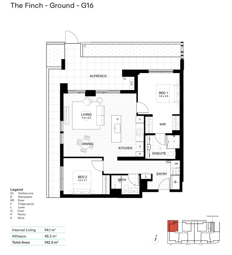 Elegant Ground Floor Haven with Sunlit Terrace with this 'Finch Design'