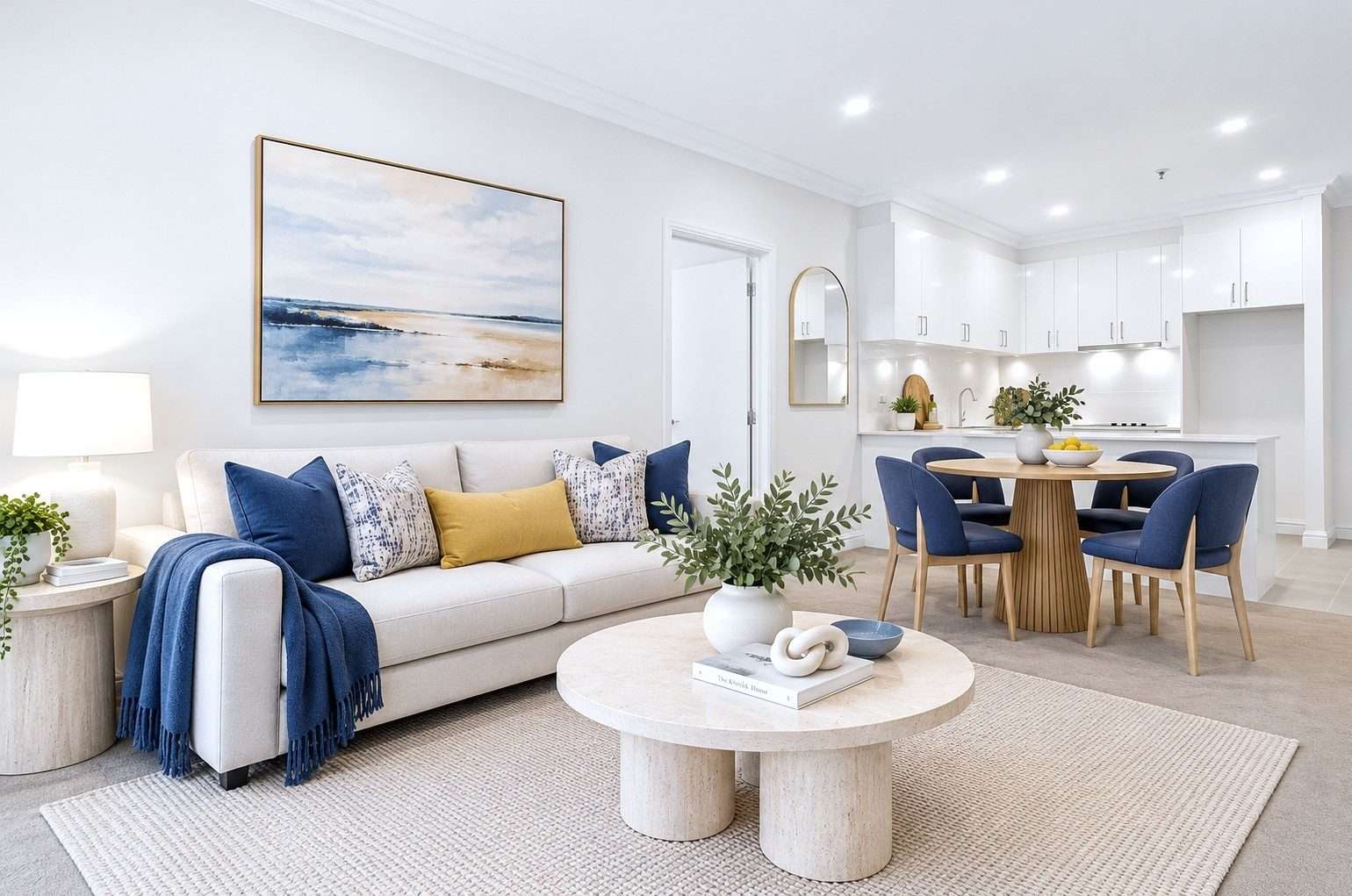Large 2-bedroom, 2-bathroom ground-floor apartment