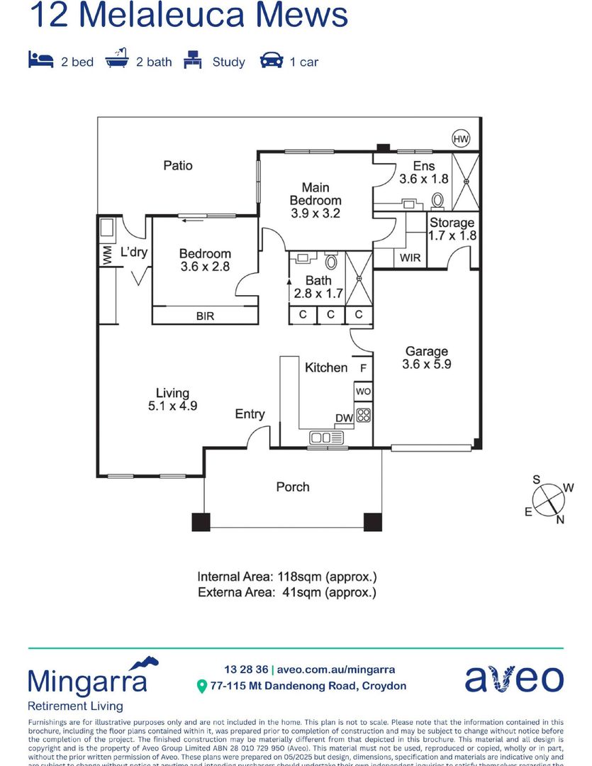 Fully refurbished 2-bedroom, 2-bathroom villa