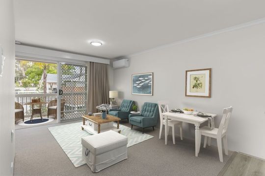 Fully refurbished ground floor apartment with chef-prepared meals and cleaning included