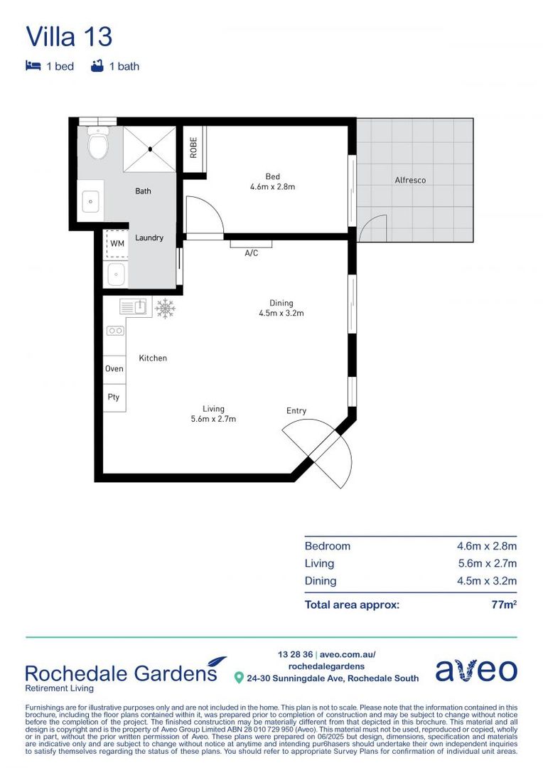 Ready Now! Spacious one-bedroom villa ready for you to call home