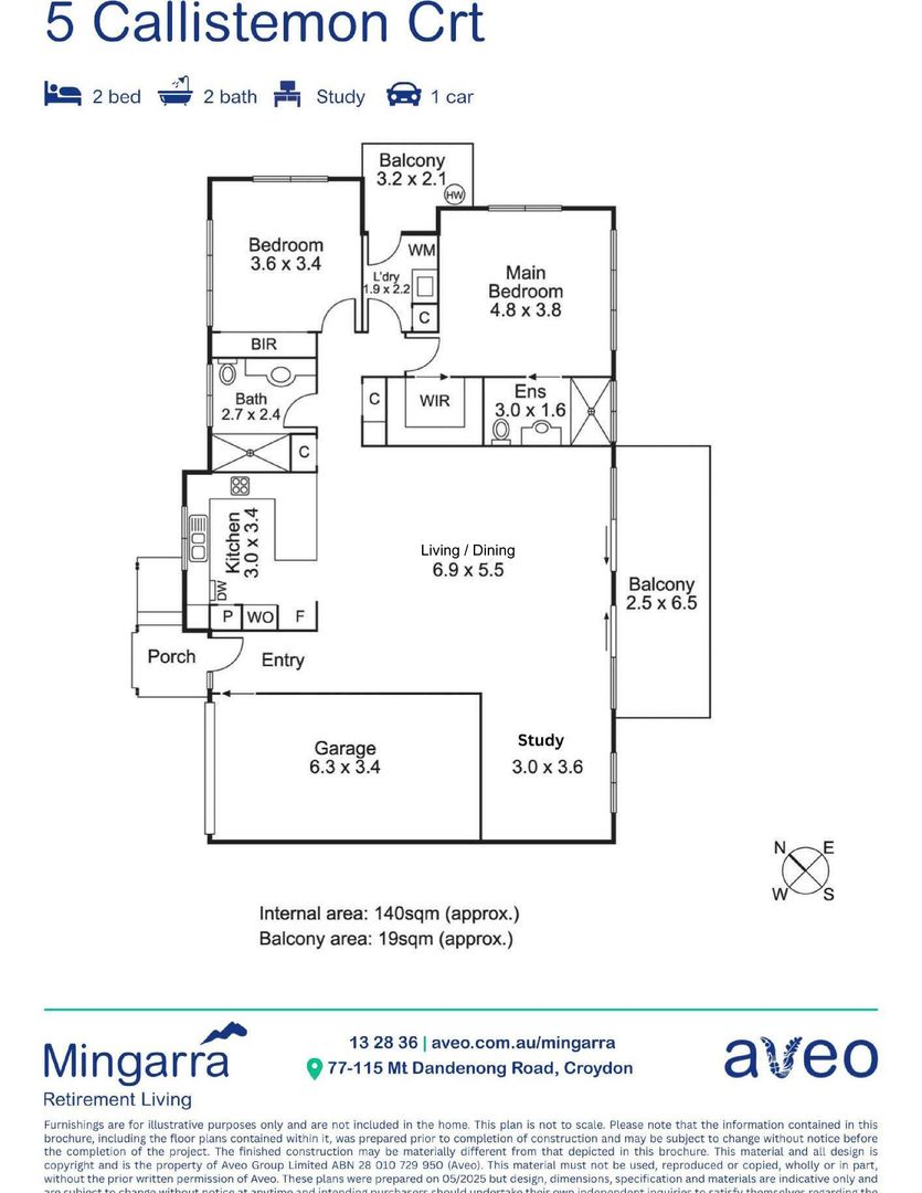 Stylish Retirement Living in a Peaceful Setting