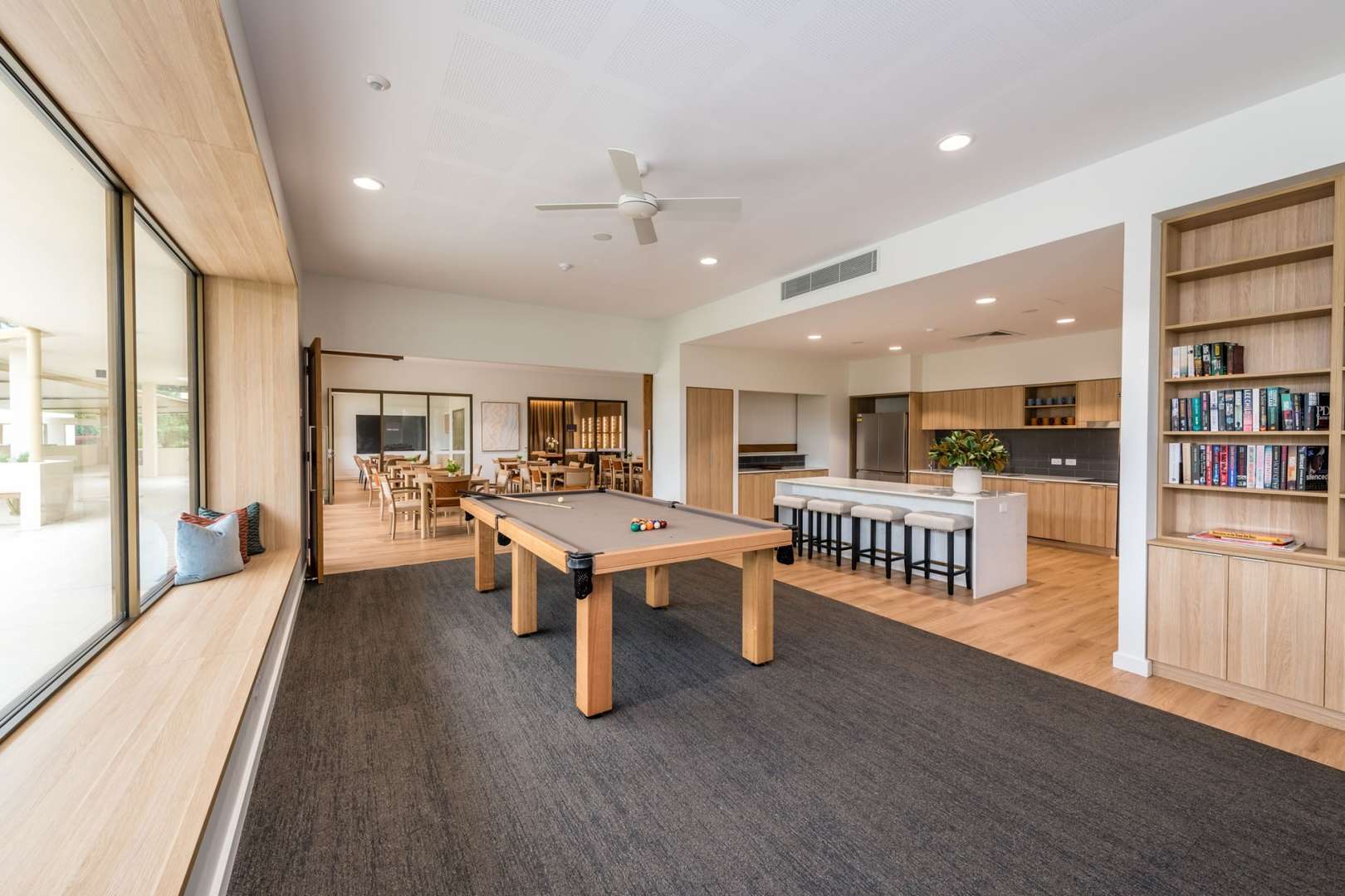 Enjoy a corner outlook over the golf course