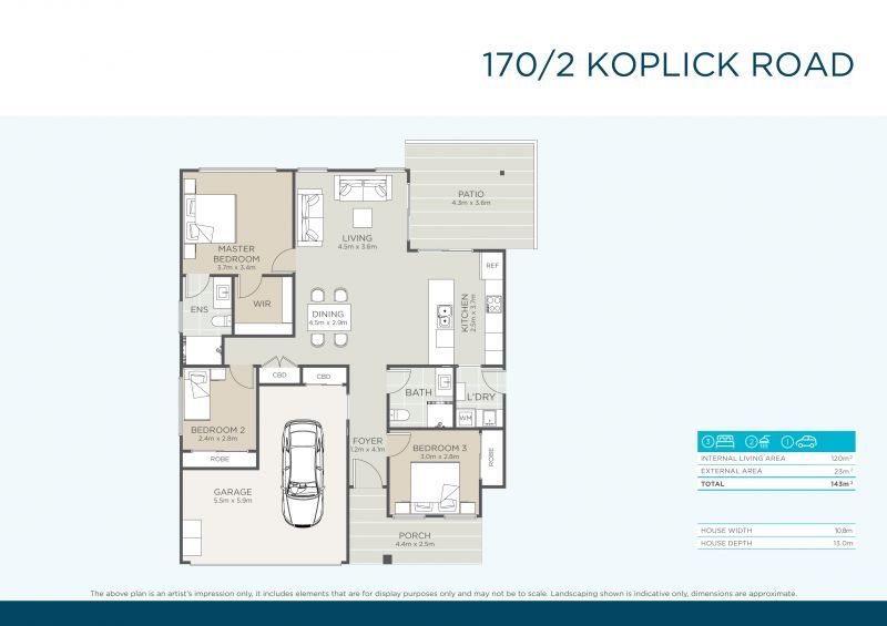 Private Corner Block with Bushland Views