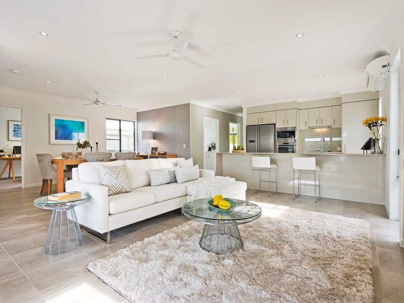 Spacious open planned design with a traditional verandah