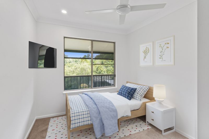 Elevated 2-bedroom villa surrounded by trees