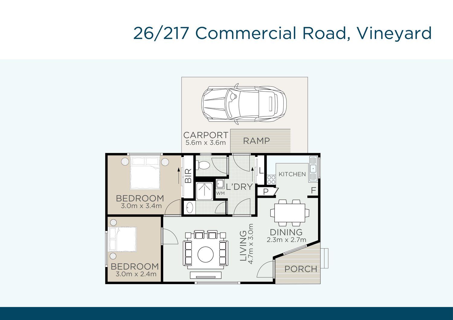 Comfortable living in a quiet setting
