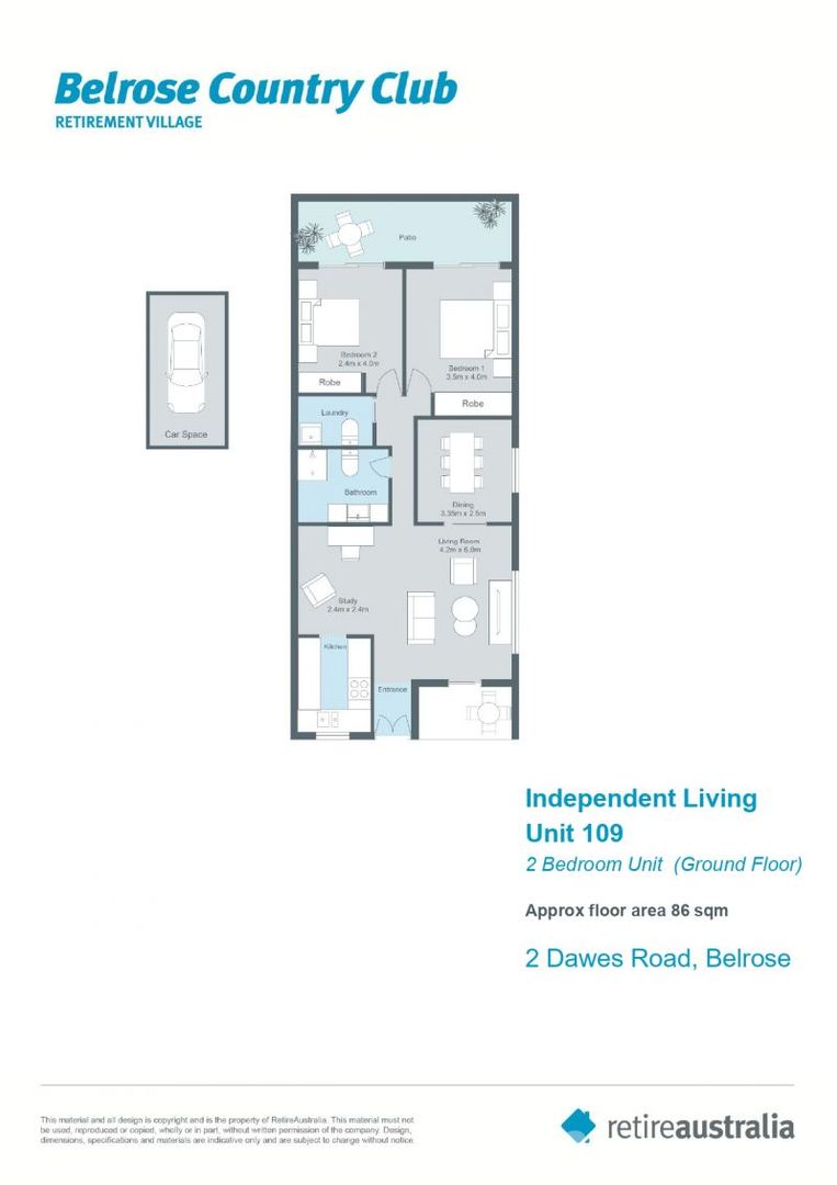 Beautifully renovated unit surrounded by lush gardens