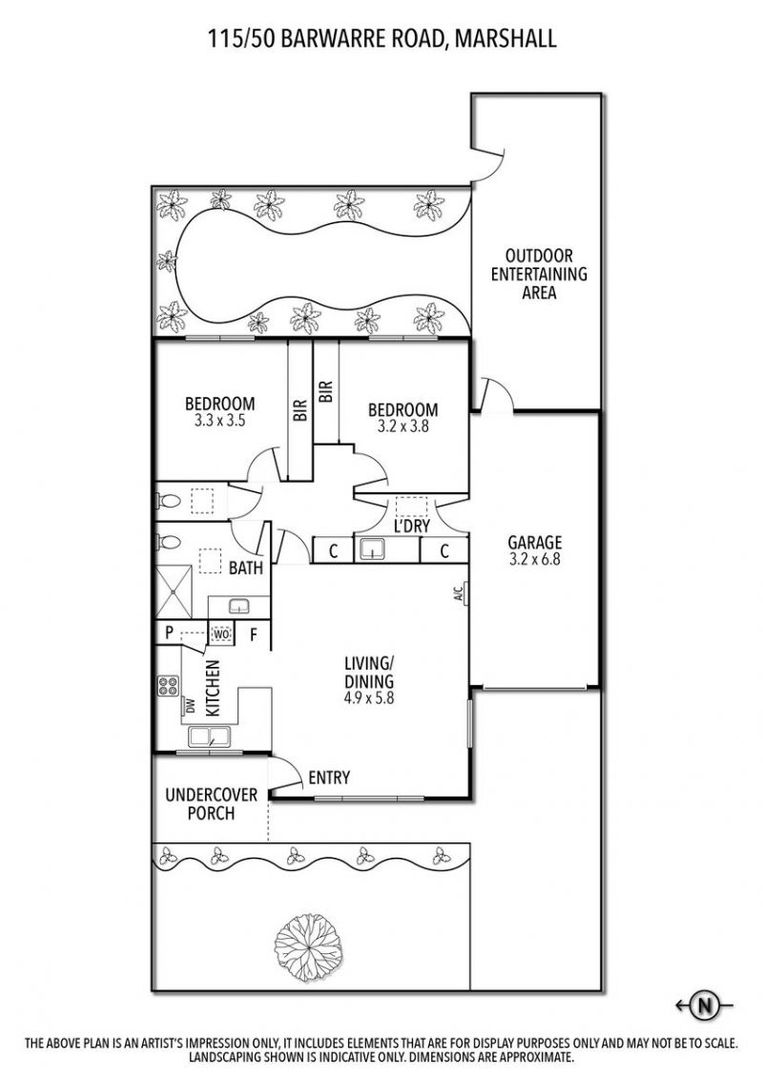 Beautifully Refurbished Two-Bedroom Home Opposite the Community Centre
