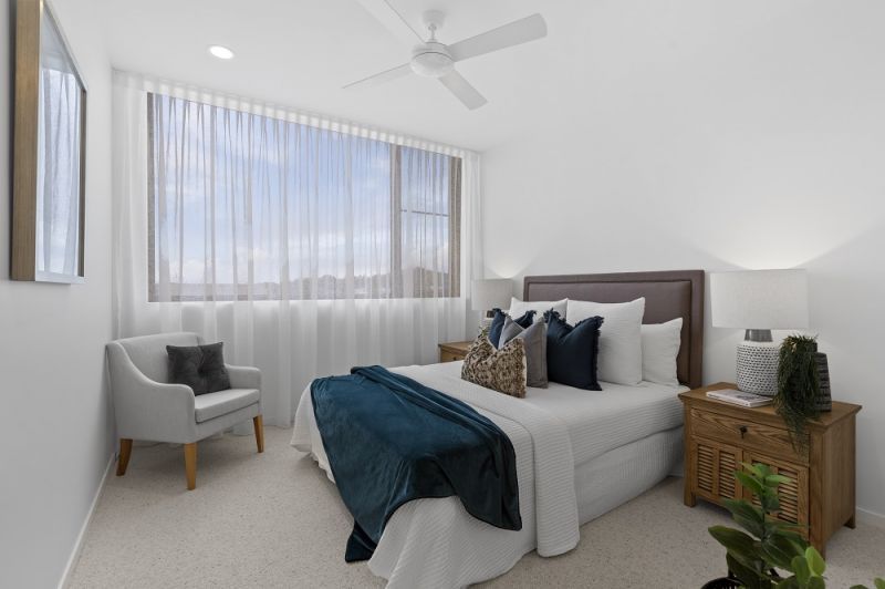 Bright and spacious, two-bedroom apartment with scenic views