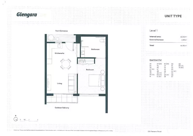 Comfortable independent living apartment