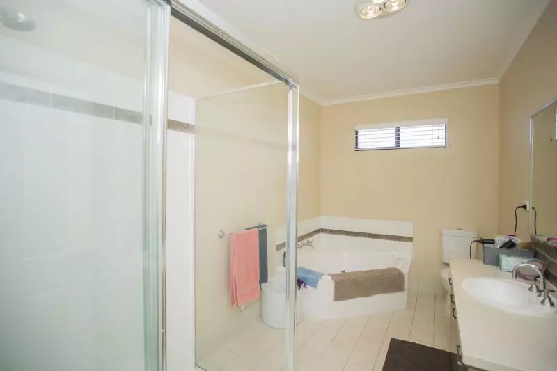 Open plan living situated on a large, elevated block.