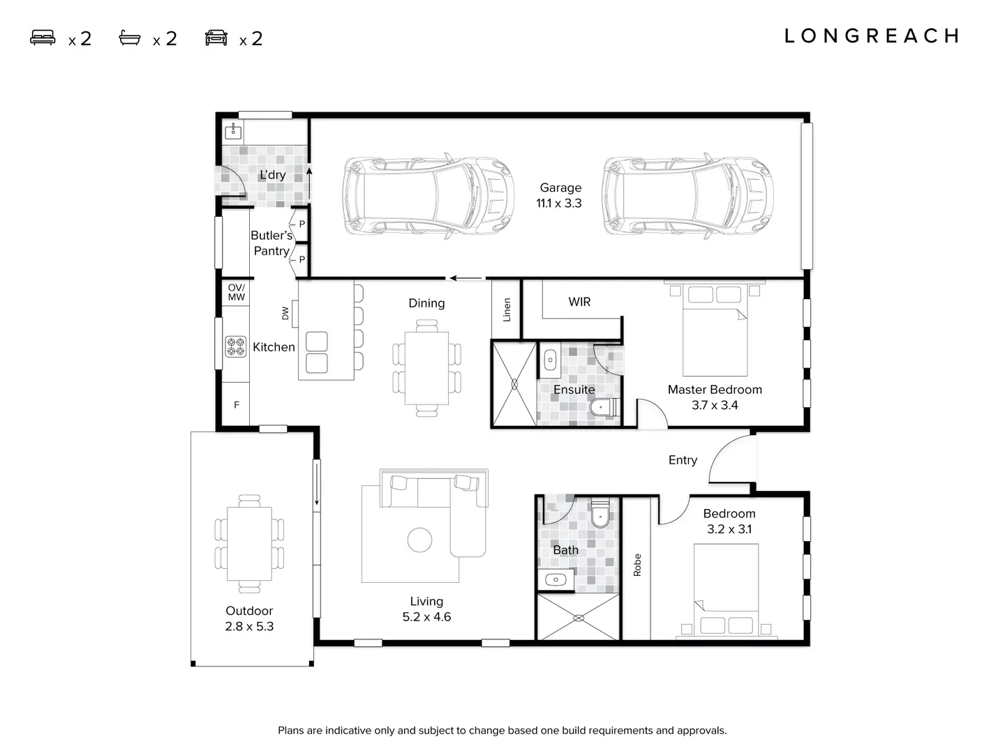 Final Stage 2 Bed 2 Bath 2 Car Homes Now Released
