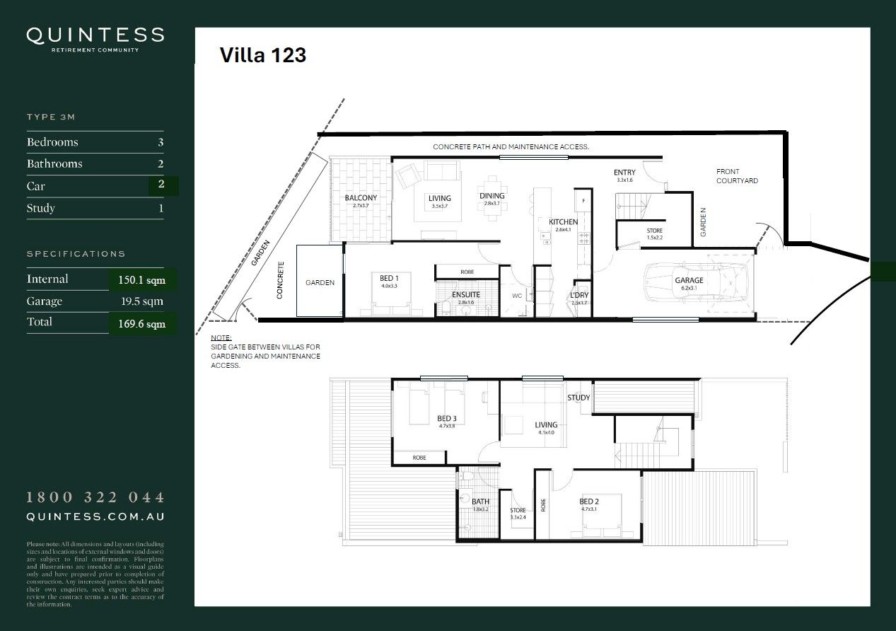 Three Bedroom Custom Villa - Villa 123