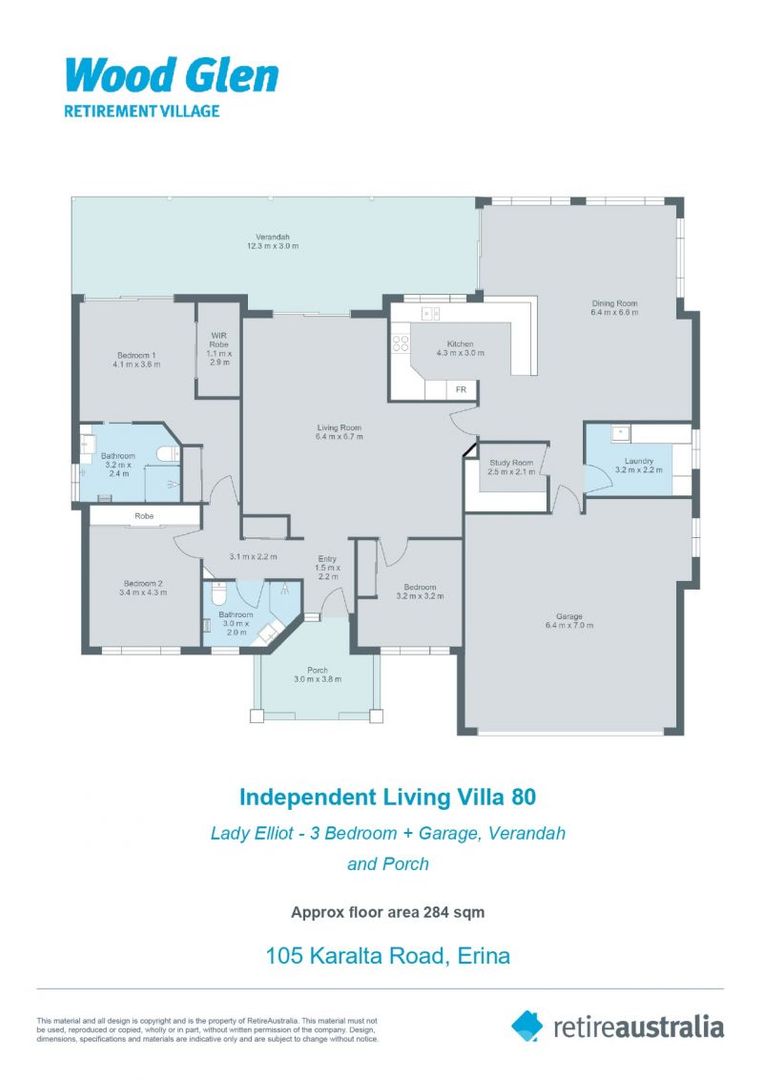 Live your retirement dream in this modern and spacious villa.