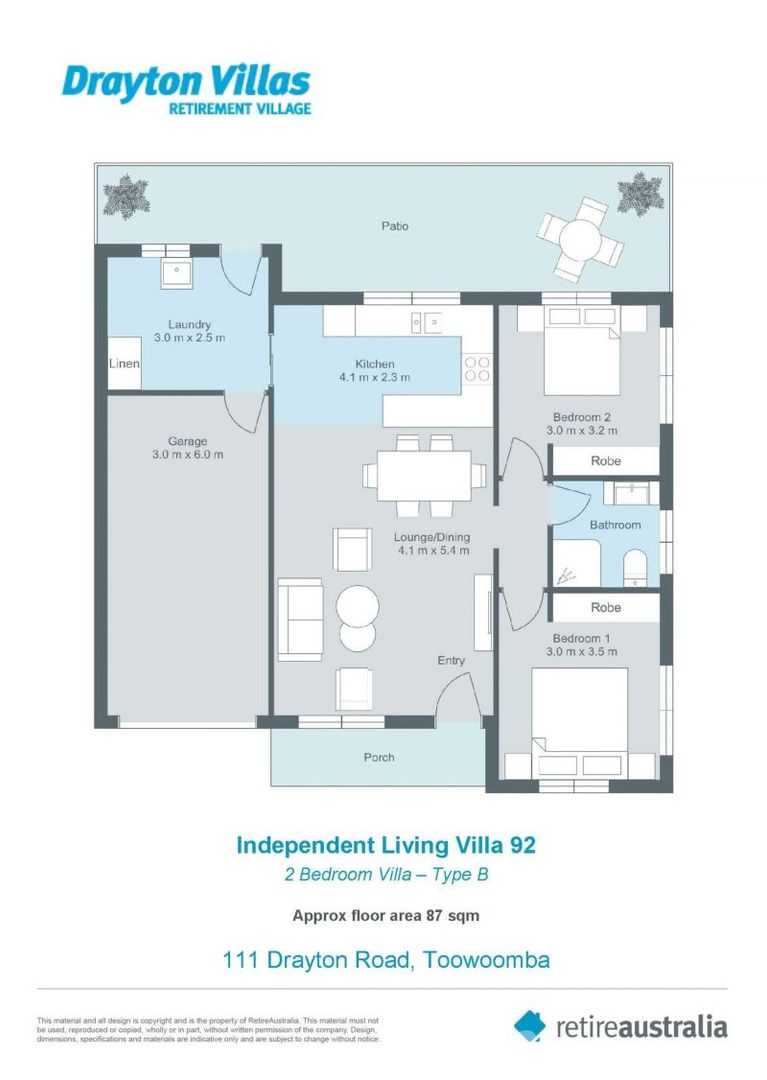 Convenient Retirement Living!