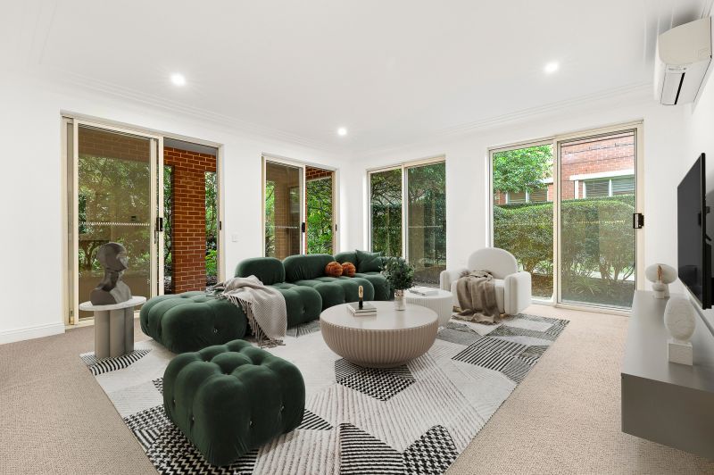 Contemporary three-bedroom apartment in a prime village setting