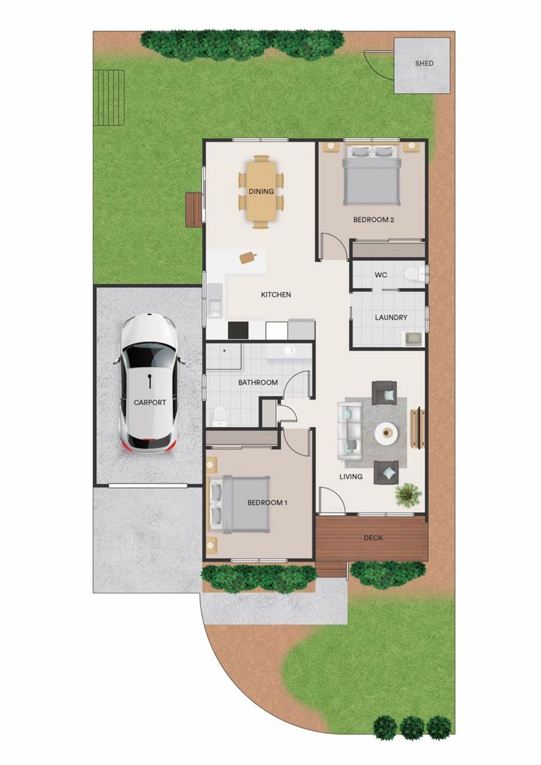 Lifestyle Communities Hastings - Freshly painted two-bedroom home