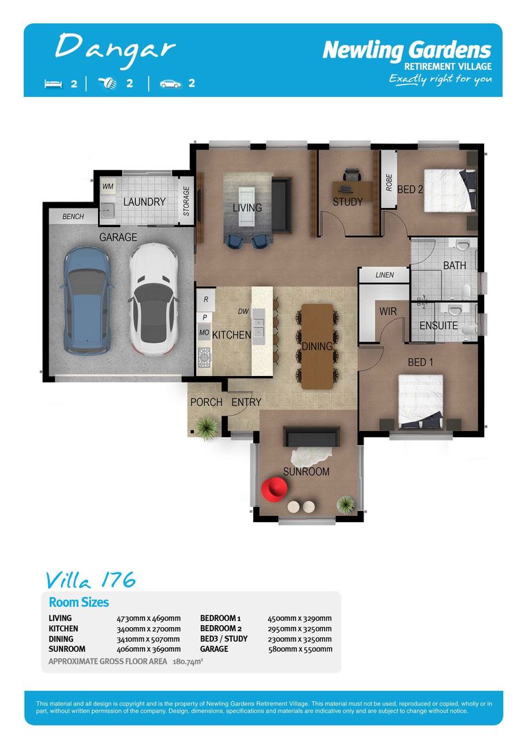 Perfect for the retiree after a little extra space!