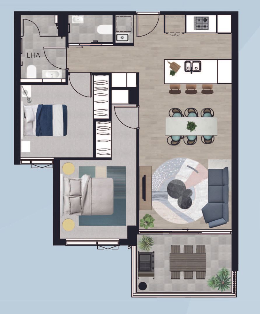 Two Bedroom Apartments | Newport Village - Enquire for Availability