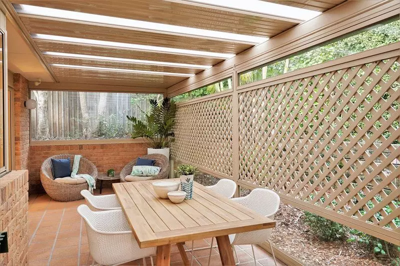 Spacious sun filled two-bedroom villa