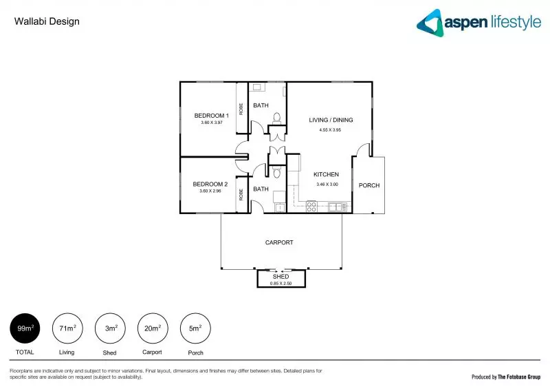 THE WALLABI (Gable)- Brand new, 2 Bedrooms, Selling off the Plan