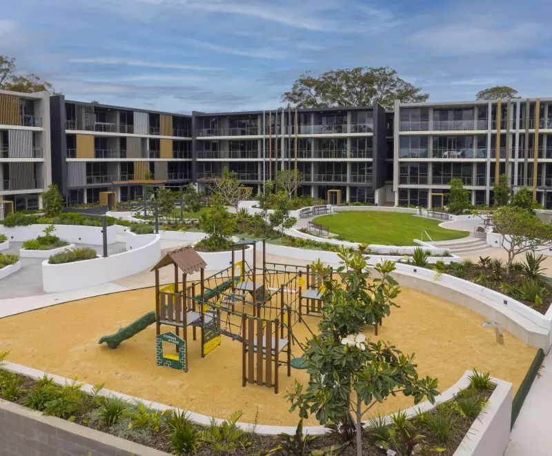 North-facing two-bedroom apartment with Brisbane skyline views
