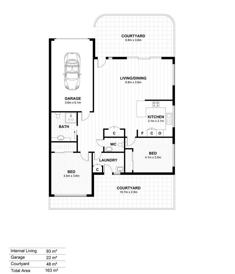 Inviting Floorplan with Private Alfresco Living