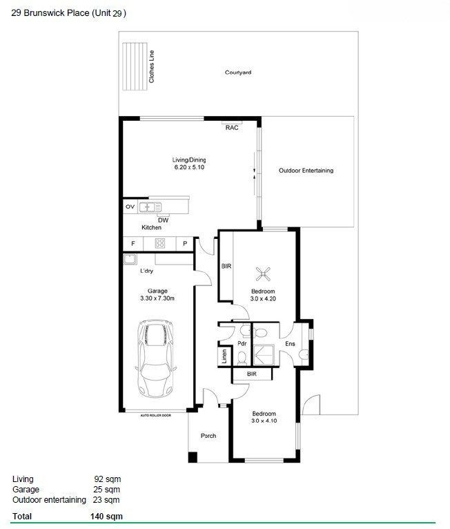 Corner Position with Space to Enjoy Indoors and Out