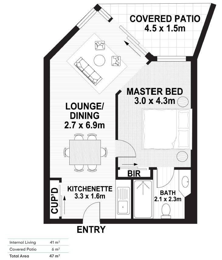 Luxury Serviced Apartment in Vibrant Lutanda Manor