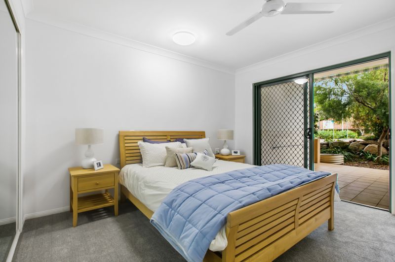One-bedroom apartment with private patio and open-plan living