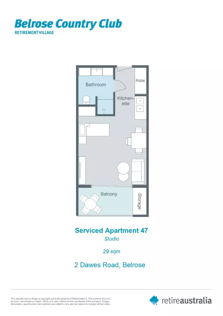 Fully refurbished studio apartment with chef-prepared meals and cleaning included.