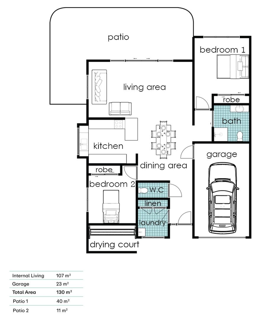 Cute Villa with Private Courtyard and Rural Views