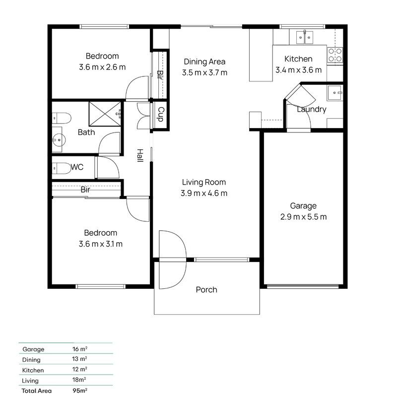 Corner Position with Private Courtyard