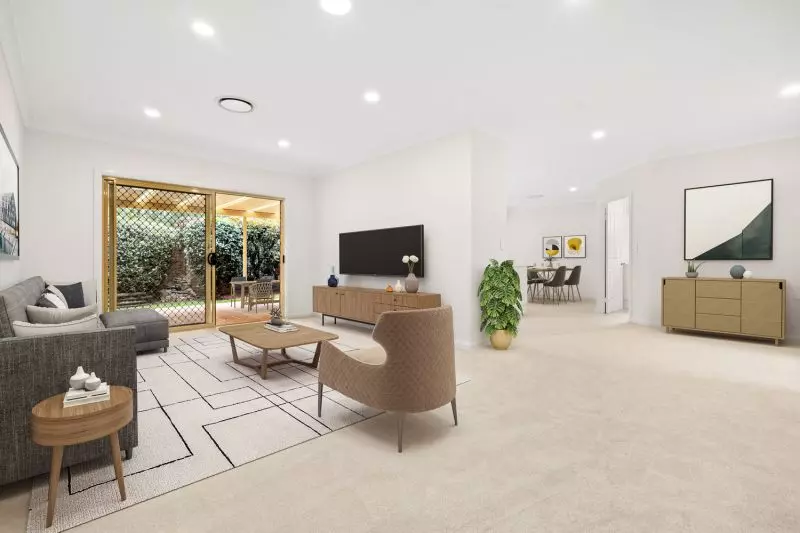 Modern, comfortable villa in quiet location.