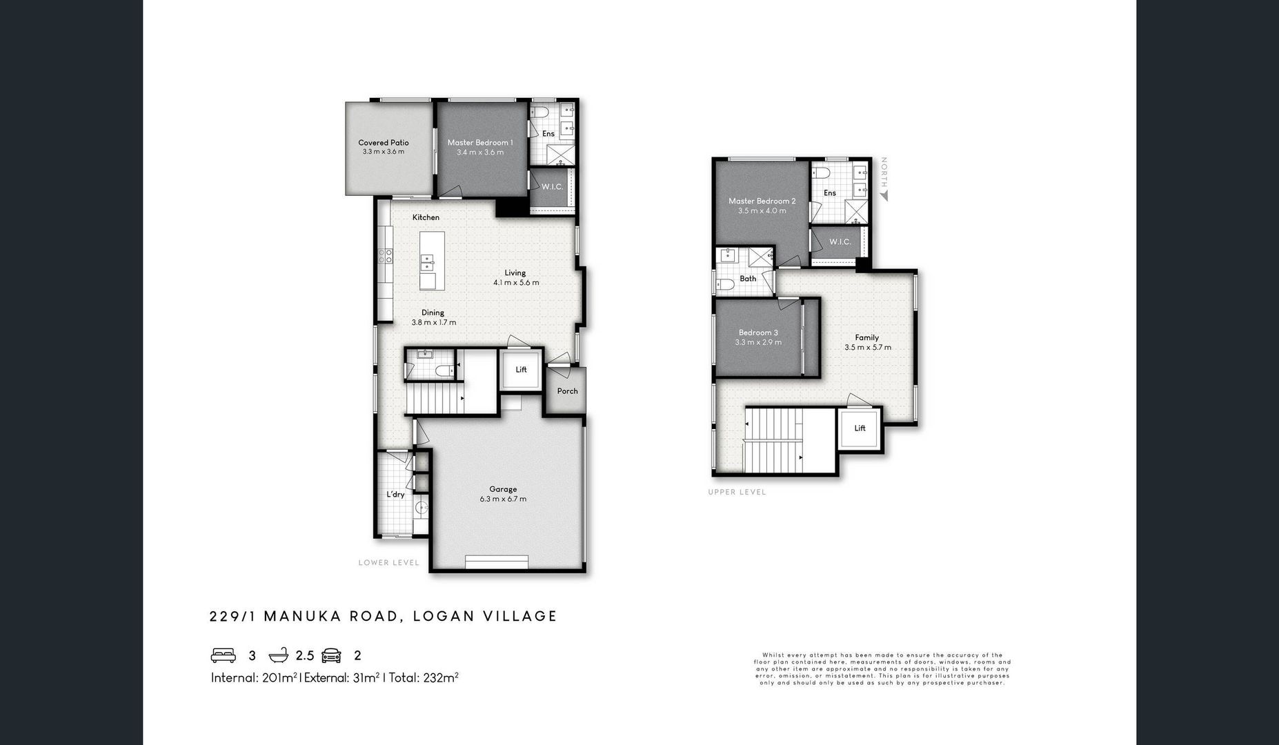 2 Story Stunner with 2 Master Suites and lift!