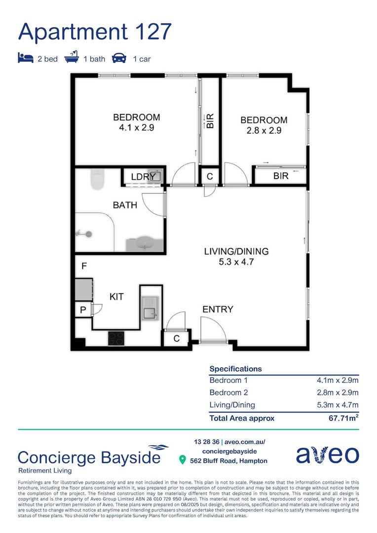 Enjoy easy living in this beautiful two-bedroom apartment