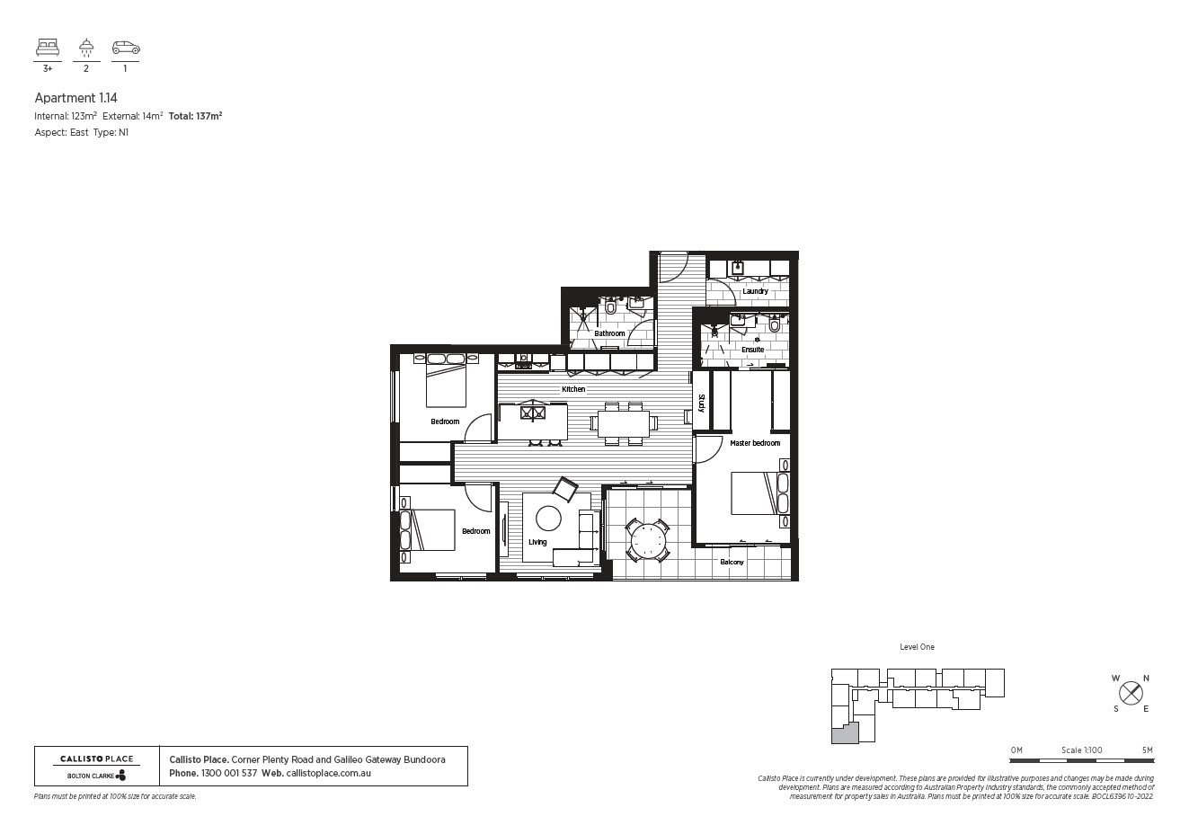 Apt 114 - Spacious Three-Bedroom Retreat with Private Balcony & Elegant Finishes