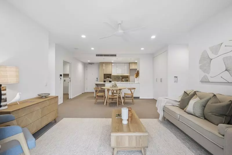 Experience premium living in this two-bedroom apartment with private garden views