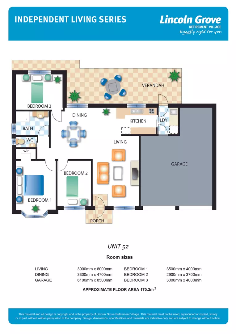 Rarely available 3 bedroom unit with double garage