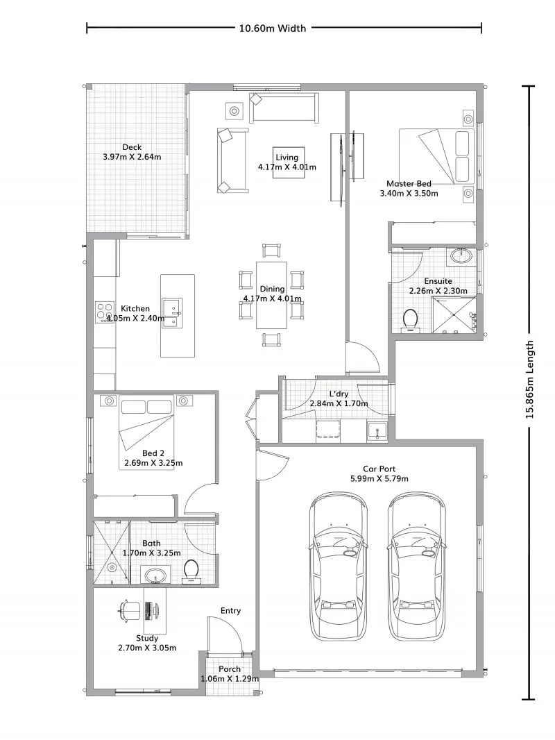 Low maintenance living with a modern design