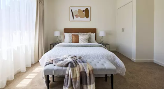 Spacious two-bedroom villa with study and attached garage | Uniting Amala
