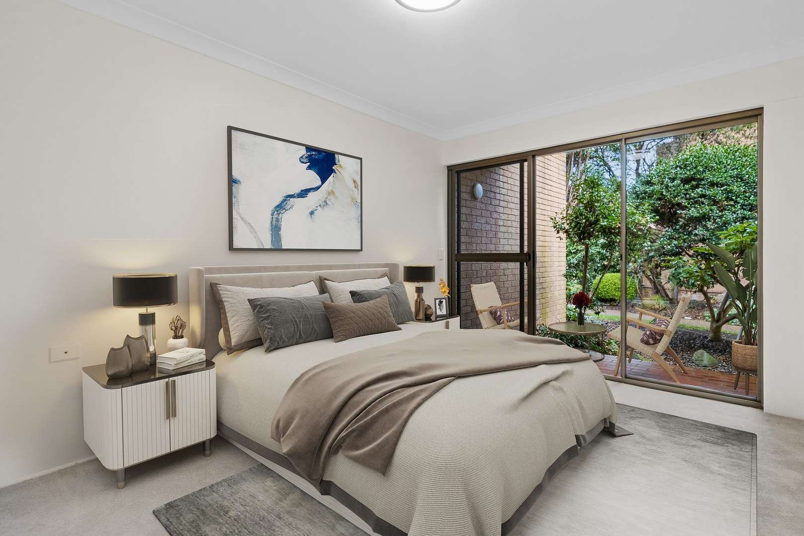 Spacious two-bedroom residence in a peaceful setting