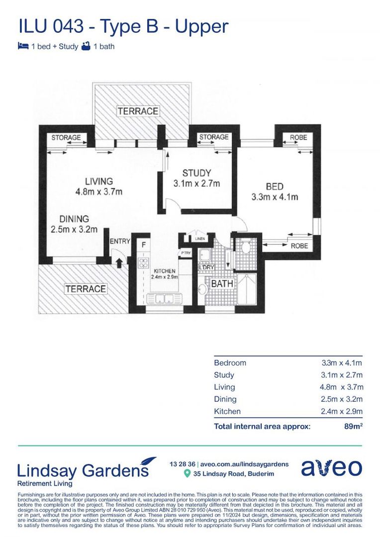 Available now! 2-bedroom villa in great location