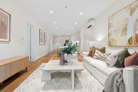 Beautiful architect designed 2 bed, 2 bath apartment on the ground floor.