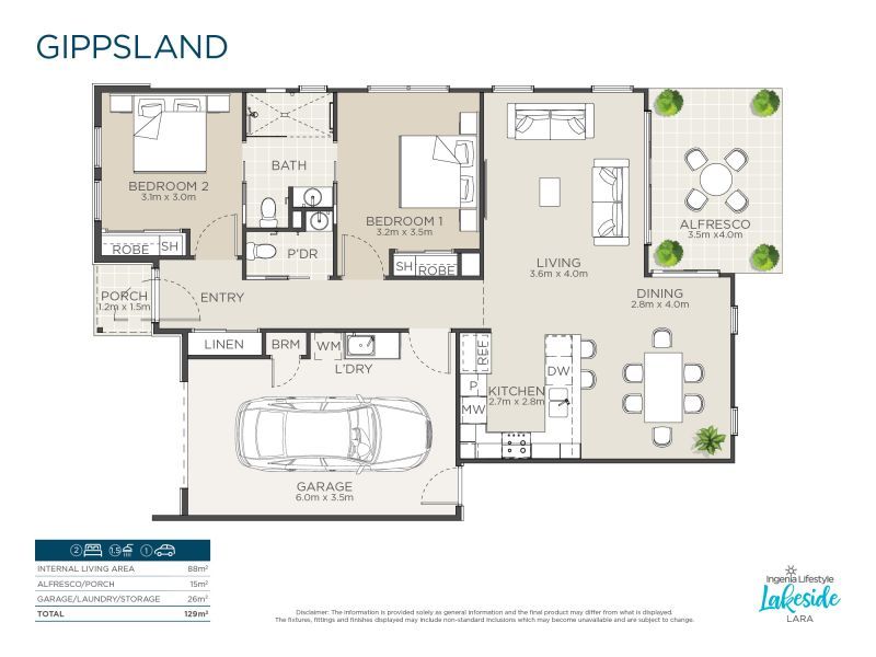 Write the next chapter of your story at Lakeside Lara & choose from our range of stunning home designs including the Gippsland.