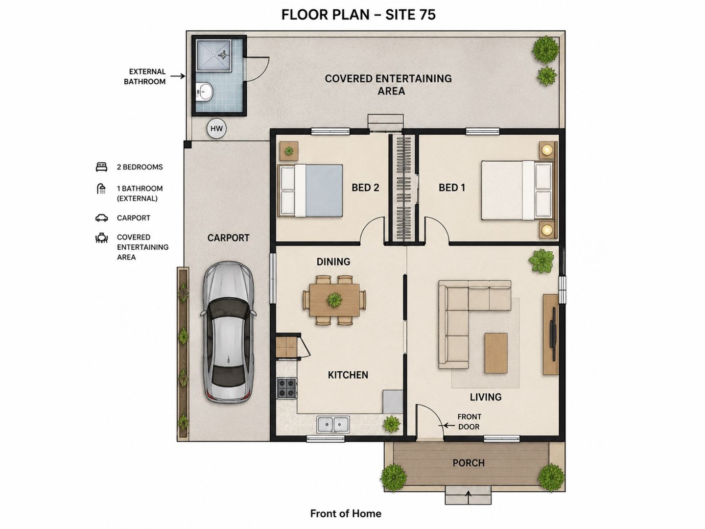 Northern Community Residential Village - Site 75